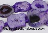 CNG3173 15.5 inches 15*20mm - 25*30mm freeform druzy agate beads