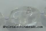 CNG357 15.5 inches 15*30mm - 25*48mm nuggets white crystal beads