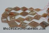 CNG5064 15.5 inches 20*30mm - 35*45mm faceted freeform sunstone beads