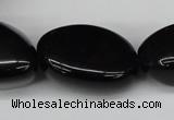 CNG55 15.5 inches 10*12mm - 20*35mm nuggets black agate beads