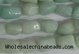 CNG554 15.5 inches 6*8mm nuggets amazonite gemstone beads