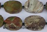 CNG5570 15.5 inches 12*16mm - 18*22mm freeform ocean agate beads