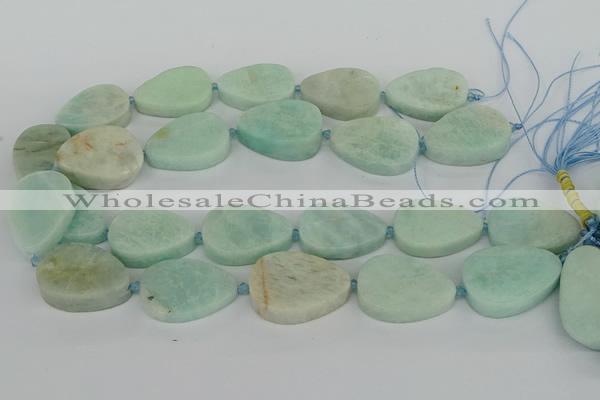 CNG5702 15.5 inches 22*30mm - 28*35mm freeform amazonite beads