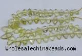 CNG5826 15.5 inches 8*18mm - 13*30mm freeform lemon quartz beads