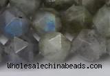 CNG6038 15.5 inches 12mm faceted nuggets labradorite beads