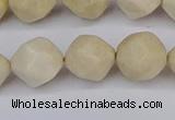 CNG6196 15.5 inches 10mm faceted nuggets jasper beads