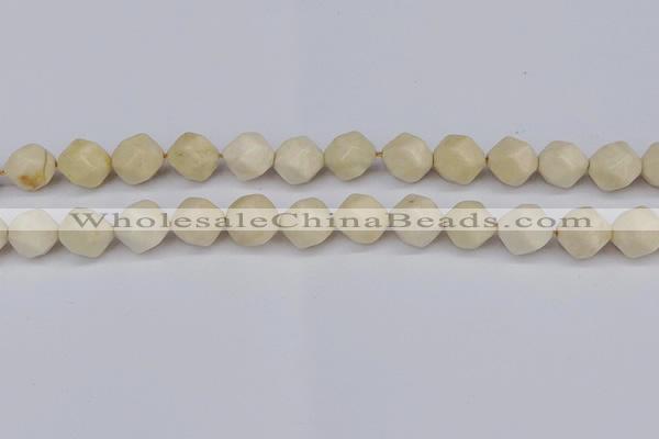 CNG6196 15.5 inches 10mm faceted nuggets jasper beads