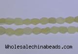 CNG6356 15.5 inches 14*18mm - 16*22mm freeform matte lemon quartz beads