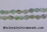 CNG6361 15.5 inches 14*18mm - 16*22mm freeform matte fluorite beads