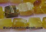 CNG6812 15.5 inches 5*8mm - 8*12mm nuggets yellow opal beads