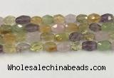 CNG6960 9*12mm - 12*16mm faceted nuggets mixed quartz beads