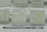 CNG7000 15.5 inches 14mm - 16mm freeform druzy agate beads