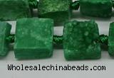CNG7006 15.5 inches 14mm - 16mm freeform druzy agate beads
