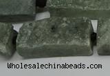 CNG7019 15.5 inches 10*28mm - 12*30mm freeform druzy agate beads