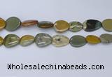 CNG7112 18*25mm - 30*40mm freeform wildhorse picture jasper beads