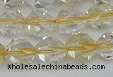 CNG7232 15.5 inches 10mm faceted nuggets citrine gemstone beads