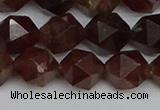 CNG7273 15.5 inches 12mm faceted nuggets orange garnet beads