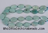 CNG7463 15.5 inches 20*25mm - 25*35mm faceted freeform amazonite beads