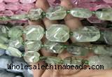 CNG7804 15.5 inches 13*18mm - 18*25mm faceted freeform prehnite beads