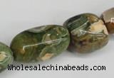 CNG81 15.5 inches 10*20mm - 20*35mm nuggets rhyolite gemstone beads