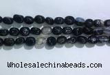 CNG8126 15.5 inches 8*12mm nuggets agate beads wholesale