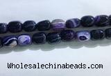CNG8313 15.5 inches 15*20mm nuggets striped agate beads wholesale