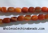 CNG8314 15.5 inches 15*20mm nuggets striped agate beads wholesale