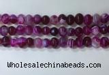 CNG8345 15.5 inches 10*12mm nuggets striped agate beads wholesale