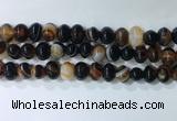 CNG8352 15.5 inches 10*12mm nuggets striped agate beads wholesale