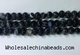 CNG8353 15.5 inches 10*12mm nuggets striped agate beads wholesale