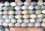 CNG8513 15.5 inches 10*12mm - 11*16mm faceted nuggets aquamarine beads