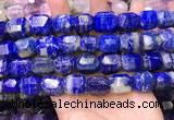 CNG8585 13*18mm - 15*20mm faceted nuggets lapis lazuli beads