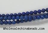 CNL203 15.5 inches 4mm round natural lapis lazuli beads wholesale