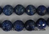 CNL416 15.5 inches 12mm faceted round natural lapis lazuli gemstone beads