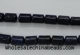CNL882 15.5 inches 7*9mm tube natural lapis lazuli gemstone beads