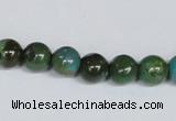 CNT05 16 inches 9mm round natural turquoise beads wholesale