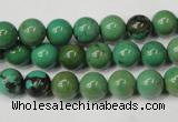 CNT352 15.5 inches 8mm round turquoise beads wholesale