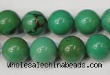 CNT355 15.5 inches 14mm round turquoise beads wholesale