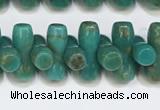 CNT535 15.5 inches 3*9mm turquoise gemstone beads