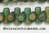 CNT536 15.5 inches 3*9mm turquoise gemstone beads