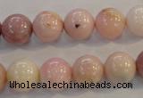 COP1063 15.5 inches 12mm round natural pink opal gemstone beads