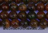COP1362 15.5 inches 8mm round African green opal beads wholesale