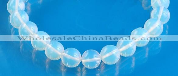 COP31 round shape 14mm translucent opal gemstone beads Wholesale
