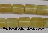 COP340 15.5 inches 10*14mm tube yellow opal gemstone beads
