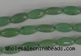 COV59 15.5 inches 6*12mm oval green aventurine beads wholesale