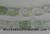 COV92 15.5 inches 10*14mm oval watermelon green beads wholesale
