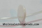 CPB400 15.5 inches 20mm coin white porcelain beads wholesale
