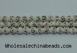 CPB605 15.5 inches 14mm round Painted porcelain beads