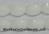 CPB71 15.5 inches 13*18mm rice white porcelain beads wholesale