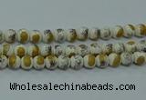 CPB753 15.5 inches 10mm round Painted porcelain beads